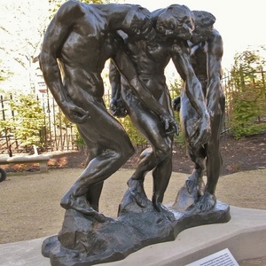 Prezzi economici all'ingrosso Customs Metal Bronze Men Statue a grandezza naturale The Three Shades Bronze <span class=keywords><strong>Les</strong></span> Trois Ombres Rodin Sculpture - Product Image 6