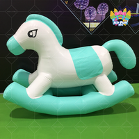 Cheval gonflable hermétique en PVC mignon et balade pour enfants château de jeu d'eau gonflable drôle public cible enfants