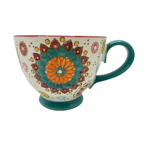 Factory Custom OEM 14 oz Under Glaze Color Handpainted Ceramic <b>Cup</b> Soup <b>Cups</b> Handmade Coffee Mug Tea <b>Cup</b> <b>Set</b> - Product Image 2