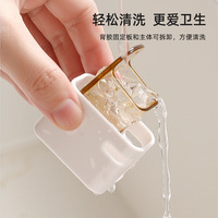 2025 support de brosse à dents en plastique à un niveau mural technique d'injection de couverture anti-poussière pour brosses à dents électriques salon