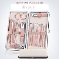 Ensemble de manucure et pédicure en acier inoxydable de haute qualité à bas prix, outil de soin des pieds, professionnel, pour femmes et hommes, ensemble de coupe-ongles