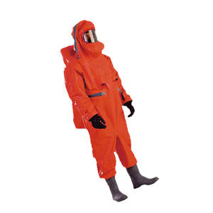 Xpuk में अंतर्निहित एयरटाइट क्लास 1 गर्मी इन्सुलेशन भारी शुल्क रासायनिक संरक्षण सूट, एंटी-केमिकल सुरक्षा सूट - Product Image 3
