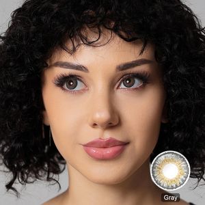 Amostra grátis 3 Tom Soft Lens Contatos Lentes de Contato Coloridas <span class=keywords><strong>Fresh</strong></span> New <span class=keywords><strong>Look</strong></span> Atacado OEM Paper Box Lentille Oculaire - Product Image 2