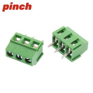 Bloque de terminales de tornillo Pinch DGKF128 de 7.5 mm para montaje en PCB, color verde, para electrónica y aparatos eléctricos - Product Image 3
