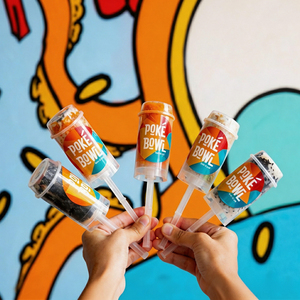 Nouveau Contenant Cylindrique Personnalisé et Unique en Plastique Écologique PET/PP pour Desserts, Glaces, Tiramisu, Tubes Push-Up et Shooters, avec Couvercle - Product Image 4