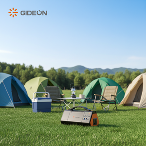 Generador solar 100W Estación de energía eléctrica portátil de iones de litio con panel solar plegable para viajes en caravana Camping - Product Image 1