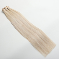 Extensions de Cheveux Humains Réels à Clip PU Sans Couture en Gros, Trame de Cheveux Bruts Vietnamiens Naturels à Cuticules Alignées, Couleurs Noir 1B 1# 1A