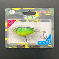 Leurre de pêche en mer SKM Whopper Plopper ABS 80mm 16g, leurre dur artificiel Bluegill avec queue souple rotative, wobblers, leurre de surface