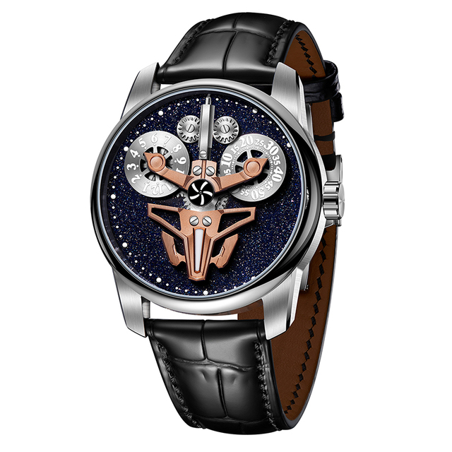OEM Luminous Mens Luxury Automatic Self-Winding Fashion Classic Mechanical Wrist Watch Mens Watch with Custom logo Manufacturers