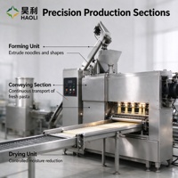 Machine automatique de fabrication de produits céréaliers 100 kg/h, extrudeuse de pâtes Penne et de macaroni pour la production de manioc