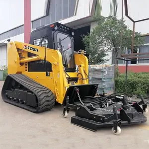 TOSH Manufacturer Skid Steer Rotary Tiller Skid Steer Box Grader with Track