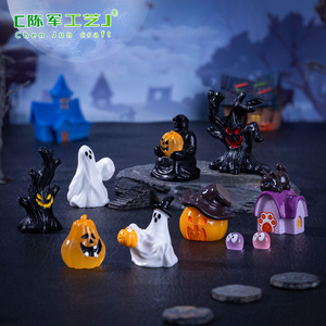 Chenjuns transfronterizo nuevo Halloween muerte Dios fantasma estatuilla, Micro-Paisaje Diy accesorios decorativos, Mini escritorio pequeño Orn - Product Image 4