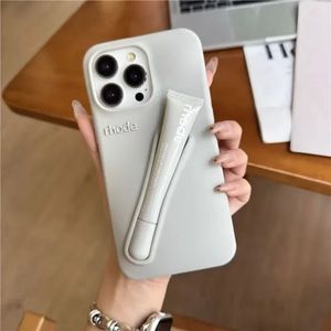 Twins, Estuche para iPhone con Diseño de Lápiz Labial Estilo Hayley, Funda Protectora de Silicona Tridimensional Creativa Anticaídas - Product Image 3