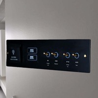 Panel Saklar Dinding Mewah yang Dapat Disesuaikan, Warna Hitam Perunggu Emas untuk Nomor Kamar Hotel, Modul DND Clean Doorbell, Logo Gratis, Standar US UK EU