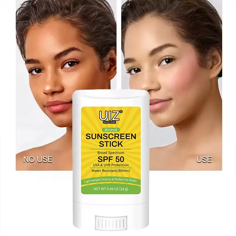 Private Label Beauty SPF 50 Body Face Sunscreen Waterproof Moisturizing UV Protector Travel Facial Sunscreen Stick
