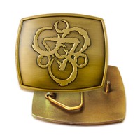 Artigifts Fabricants chinois Vente en gros Boucles de ceinture personnalisées pour hommes en laiton antique Logo Boucles de ceinture en métal Logo personnalisé