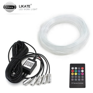 Luz Ambiental Fría para Automóvil, Línea de Luces para Automóvil, Luces LED de Neón para Automóvil, Tira de Luz Ambiental Interior RGB de Neón - Product Image 3
