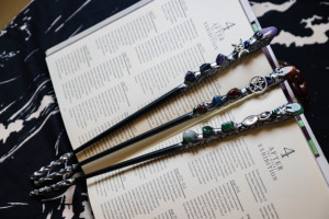 Baguette <span class=keywords><strong>Magique</strong></span> Vert Aventurine Argent <span class=keywords><strong>Arbre</strong></span> <span class=keywords><strong>de</strong></span> <span class=keywords><strong>Vie</strong></span> Alliage 2023 Nouveau 50 Amour Gemstone Feng Shui Quartz Cristal Baguette Brunissage CN;ZHE - Product Image 6