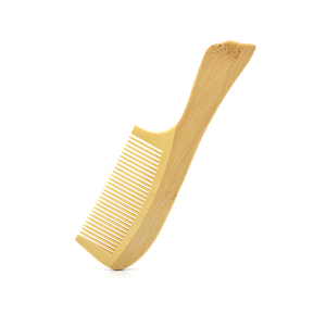 Peine de bambú ancho de madera grande biodegradable Natural ecológico de alta calidad, variedad de peines para el cabello para uso en el Salón del hogar - Product Image 3