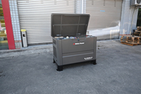 Générateur au gaz naturel 18 kW 2 cylindres insonorisé avec ATS, démarrage automatique, boîtier résistant aux intempéries, faibles émissions pour usage en entrepôt