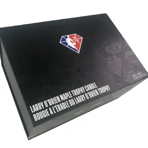 럭셔리 매트 블랙 광택 UV 스팟 사용자 정의 로고 포장 상자 접이식 종이 상자 마그네틱 접이식 선물 상자 마그네틱 뚜껑