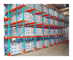 מקפיא מחסן אחסון כבד החובה מורט מערכת Q355B קר התגלגל פלדה כונן-ב מזרן מתלה - Product Image 1