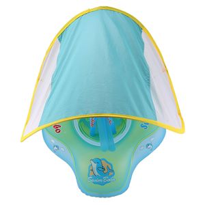 Flotador de Natación para Bebés, Anillo Inflable para Piscina con Toldo de Protección Solar, Antideslizante, para Edades de 3 a 36 Meses, Anillo de Natación para Axilas - Product Image 4
