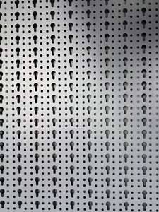 ペグボード壁オーガナイザー亜鉛メッキプレートスチール穴あきパウダーコーティングツール/キッチン/ベッドルーム用 - Product Image 2