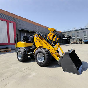 Gratis pengiriman kecil 4x4 roda penggerak pemuat roda Mini kompak pemuat roda kebun kebun Grapple Wheel <span class=keywords><strong>Loader</strong></span> dengan lampiran - Product Image 6