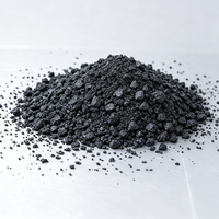 Carbure de silicium sphérique noir 1-5 mm, matériau réfractaire coulable pour la fonderie de blocs moteur intensifs et les procédés de fusion