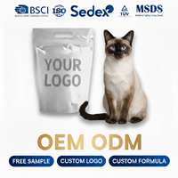 Litière pour chat en bentonite de sodium parfumée pomme, citron, lavande, en sac plastique de 5L et 10L, vente en gros