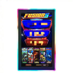 Kapasitif dokunmatik monitör LED ışık çevreleyen POG/yangın bağlantısı için 27 inç kavisli bar şerit çalışma - Product Image 4