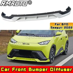 For BYD Seagull 2022 Body Kit Front Bumper Spoiler Glossy Black-Green DC Style Bumper Guard <b>Cover</b> Car Accessories - Product Image 4