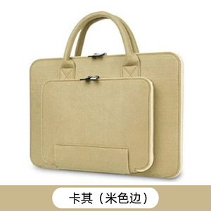 17.3 ''xách tay máy tính xách tay Túi phổ cảm thấy máy tính xách tay dây kéo kép mang túi Bìa trường hợp máy tính bảng latops phụ kiện - Product Image 6