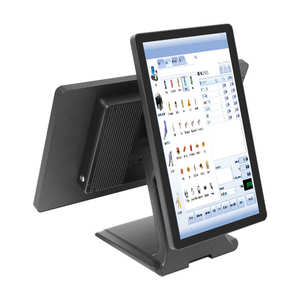 デュアルスクリーン18.5 + 15.6インチ防水POSターミナルオールインワンシステムSDK 4GB/8GB/16GBメモリ128GB/256GB SSD - Product Image 3