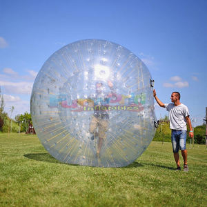 Ballon zorb gonflable transparent en TPU, taille humaine, pour course de zorbing et derby, idéal pour les événements en plein air. - Product Image 6