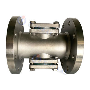 統合ANSI 150lbキャストタイプフランジ付き二重窓フローサイトガラス手動パワーフラッパーとパドルホイールインジケーター - Product Image 2