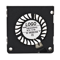 Kipas Pendingin Plastik Hidrolik 30*30*7mm untuk Casing Komputer PC ABS, Kipas Mini DC Brushless, OEM ODM