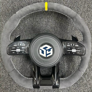 Pour Mercedes Benz W206 W205 W204 W222 W223 W213 W177 W463 AMG <span class=keywords><strong>GT</strong></span> GLS63 GLE63 SL63 G63 A45 C63 E63 Volant en fibre de carbone - Product Image 1