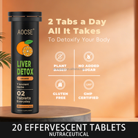 Comprimés Effervescents Personnalisés OEM/ODM avec Vitamine C 1000mg, Chardon-Marie, Ail et Gingembre pour la Croissance Capillaire, Sans Gluten, Naturels