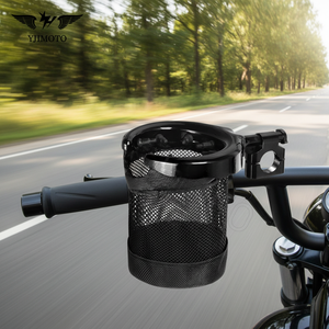 Support de tasse pour guidon YHMOTO, porte-boissons universel pour moto, VTT, vélo, guidon de 32 mm, sac en filet pour boissons - Product Image 2