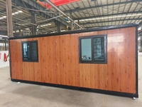 Maison conteneur temporaire mobile de 40 pieds avec cadre en acier soudé de nouveaux designs pour l'extérieur à vendre