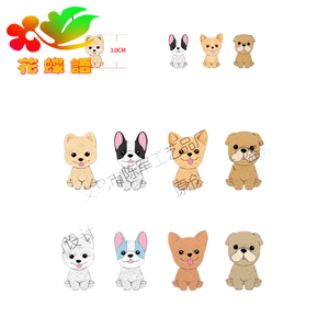 Bonne qualité Chunjun <span class=keywords><strong>Mini</strong></span> mignon paysage résine Simulation dessin animé bricolage chien décoration accessoires - Product Image 5