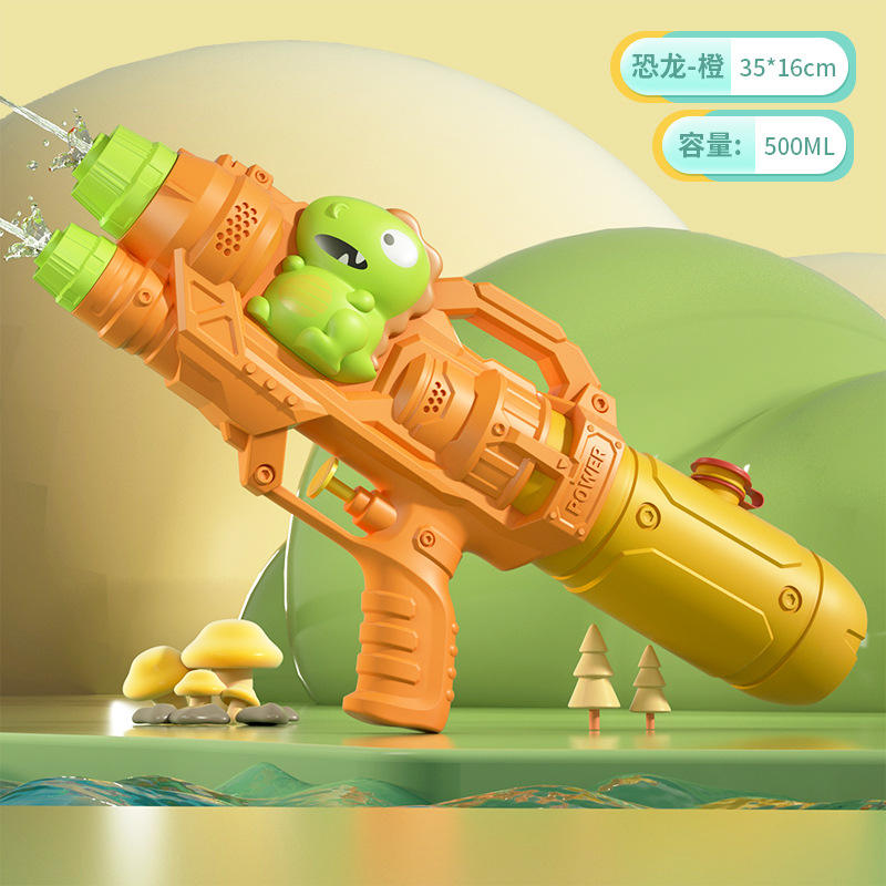 [Double buse] pistolet à eau de dinosaure moe fun-orange