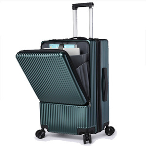 2023 mang theo hành lý hãng hàng không nổi tiếng Xe đẩy bảo hiểm vali với bánh xe hành lý chất lượng cao vô lăng im lặng - Product Image 4