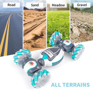 รถบังคับวิทยุ 2.4G 1/18 <span class=keywords><strong>4v4</strong></span> รถสตั๊นท์ดริฟท์ ขับเคลื่อนได้สองด้าน พร้อมไฟและเสียงเพลง ควบคุมด้วยมือ - Product Image 6