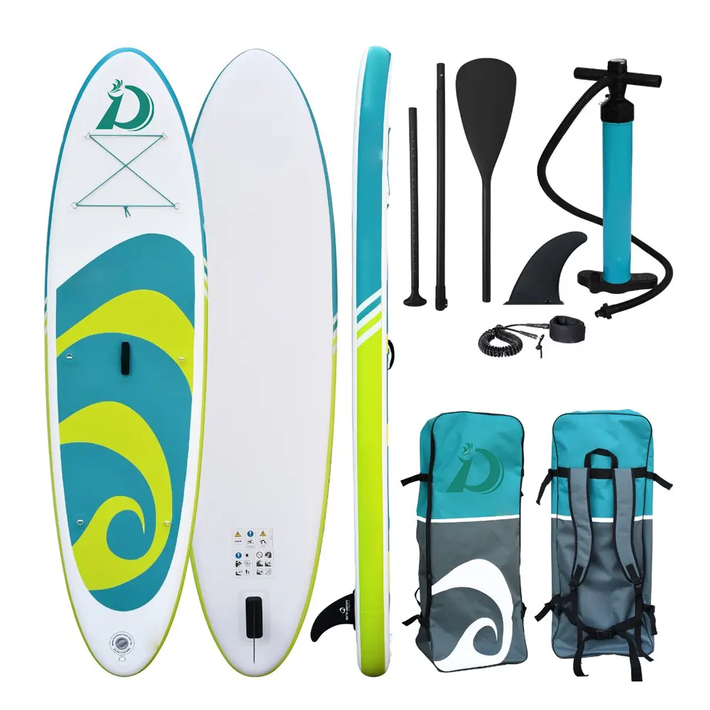 Bsci/En Fabriek Oem Opblaasbare Stand Up Paddle Board Softboard Surfplank Surfplank Fabriceert Vissen Sup