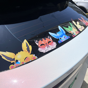 Tùy chỉnh không thấm nước thời tiết bằng chứng <span class=keywords><strong>decal</strong></span> xe logo Sticker kính chắn gió <span class=keywords><strong>Decal</strong></span> Anime xe tải cửa sổ đề can cho doanh nghiệp - Product Image 6