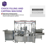 Machine de remplissage et de bouchage de bouteilles en verre de type Chuck, ligne de production automatique à haute vitesse