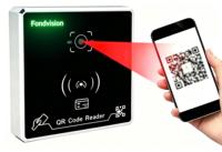 Pembaca Kartu IC 13.56MHz QR RFID Wiegand Kode QR Kontrol Akses 1D 2D RS232 RS485 Pembaca Pemindai Kode QR